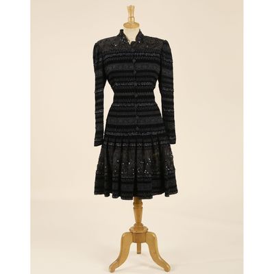 UNGARO Parallèle Paris, Circa 1992, Elégante robe à manches …