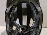 a close up of a helmet on a table