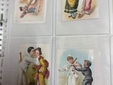 four different pictures of people on a page of a book