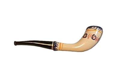 Pipe, le fourneau en faïence de Quimper (état d'usage) H:4.