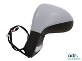 an image of a close up of a motorcycle mirror on a white background