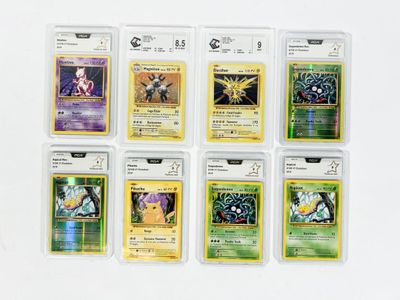Ensemble de 8 cartes Pokémon gradées de la série XY : Evolutions (XY12 - Photo 1