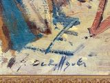 an image of a painting of a woman sitting on a chair