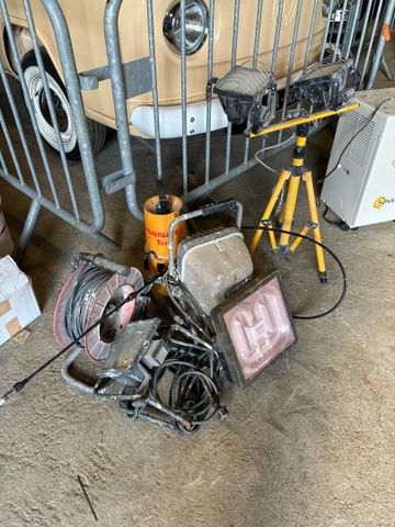 Projecteur de chantier, projecteur, baladeuse, projecteur double ...