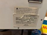 a close up of a label on a machine that is not working