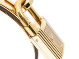 an image of a close up of a watch with a lock on it