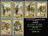 four pictures of a series of cards with a man and a woman on them