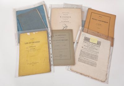 DIVERS - Réunion de 9 plaquettes: sciences, botanique, etc…d…