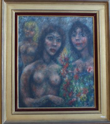 Tableau contemporain - Artiste inconnu - Estimation 3 000 – 4 000 €