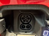 a close up view of a car ' s electrical outlet