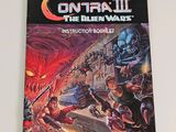 the cover of contra ii the alien wars instruction book