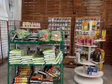 many items on the shelves in the store for sale