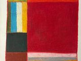 une image représentant un tableau sur lequel figure un objet rouge, jaune, bleu et vert