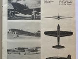 an open book with pictures of airplanes on the pages