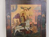 an image of a painting of a man riding on a horse