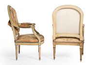 Mobilier de salon à la reine en bois de hêtre sculpté, moulu… (photo 4)