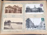 pictures of old buildings on the side of the road
