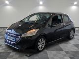 a picture of a black car parked in a garage