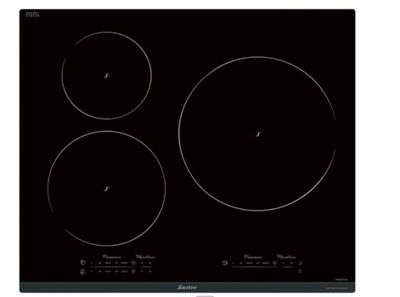 Table de cuisson à induction Sauter SPI9544B, 3 foyers, larg…