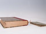 a small book that is sitting on a table