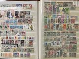 a book with a lot of stamps on the pages
