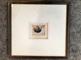 an old picture of a picture of a boat in a bowl
