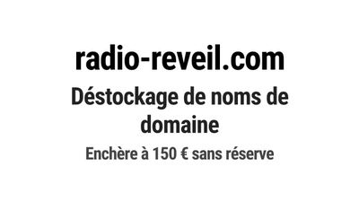 Nom de domaine radio-reveil.com.