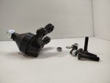 an image of a close up of a black object on a table