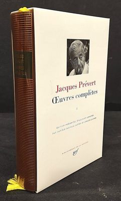 the cover of jacques prevertt ' s book features an image of a man in a suit