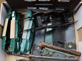 a box full of assorted items sitting on the floor