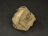 a baseball mitt that is sitting on a table
