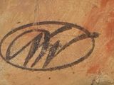 a picture of a graffiti on the side of a building