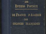 the front cover of a blue book with gold lettering on it
