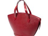 louis vuitton red epi leather tote bag