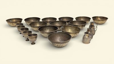 AFRIQUE DU NORD Suite de dinanderie du Proche-Orient compren…