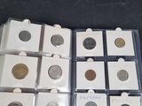 many different types of coins in the package