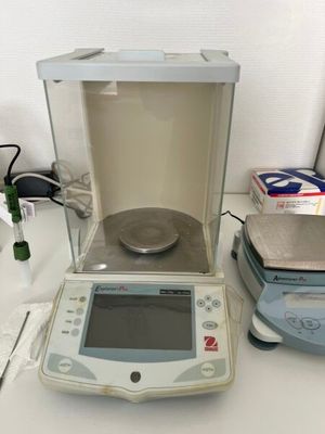 an image of a digital scale on a table