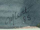 a picture of a painting with writing on it