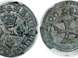 a close up of a coin with a horse on it