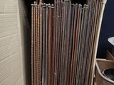 a box with a bunch of metal rods inside of it