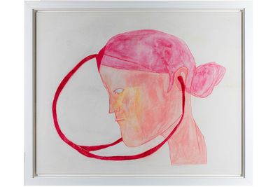 BEECROFT VANESSA (° 1969) acrylique sur toile : "Autoportrai…