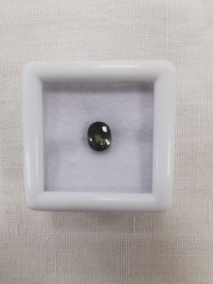 SAPHIR green Australie ovale 6 x 5 0,96ct