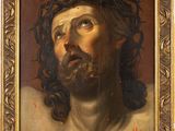 a painting of a man with a crown of thorns on his head