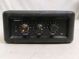 an image of a close up of a black radio