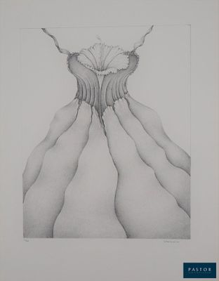 une image représentant un dessin de deux mains tenant une fleur