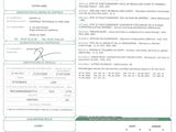 a close up of a document with a picture of a person on it
