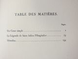 a table that has a list of items on it