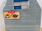 a tool box that is sitting on top of a table