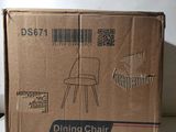 a cardboard box with a picture of a dining chair on it