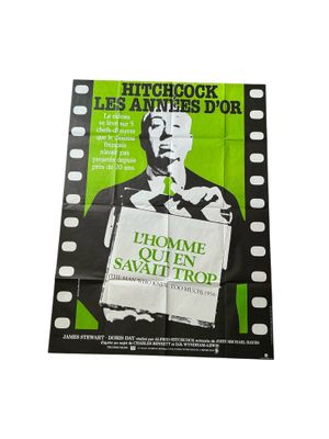Affiche du film « L’homme qui en savait trop » de Alfred Hit…
